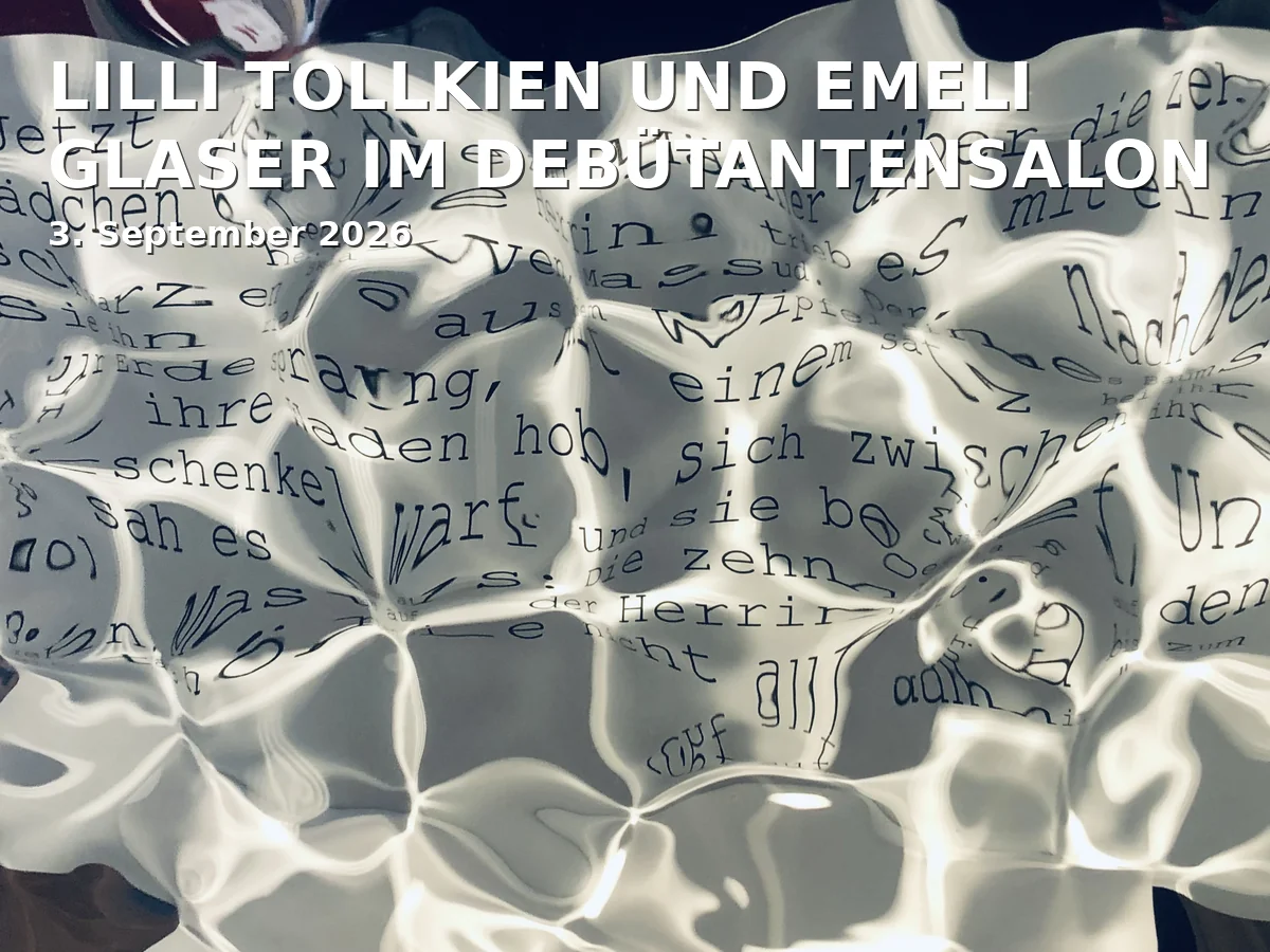 Event: LILLI TOLLKIEN UND EMELI GLASER IM DEBÜTANTENSALON