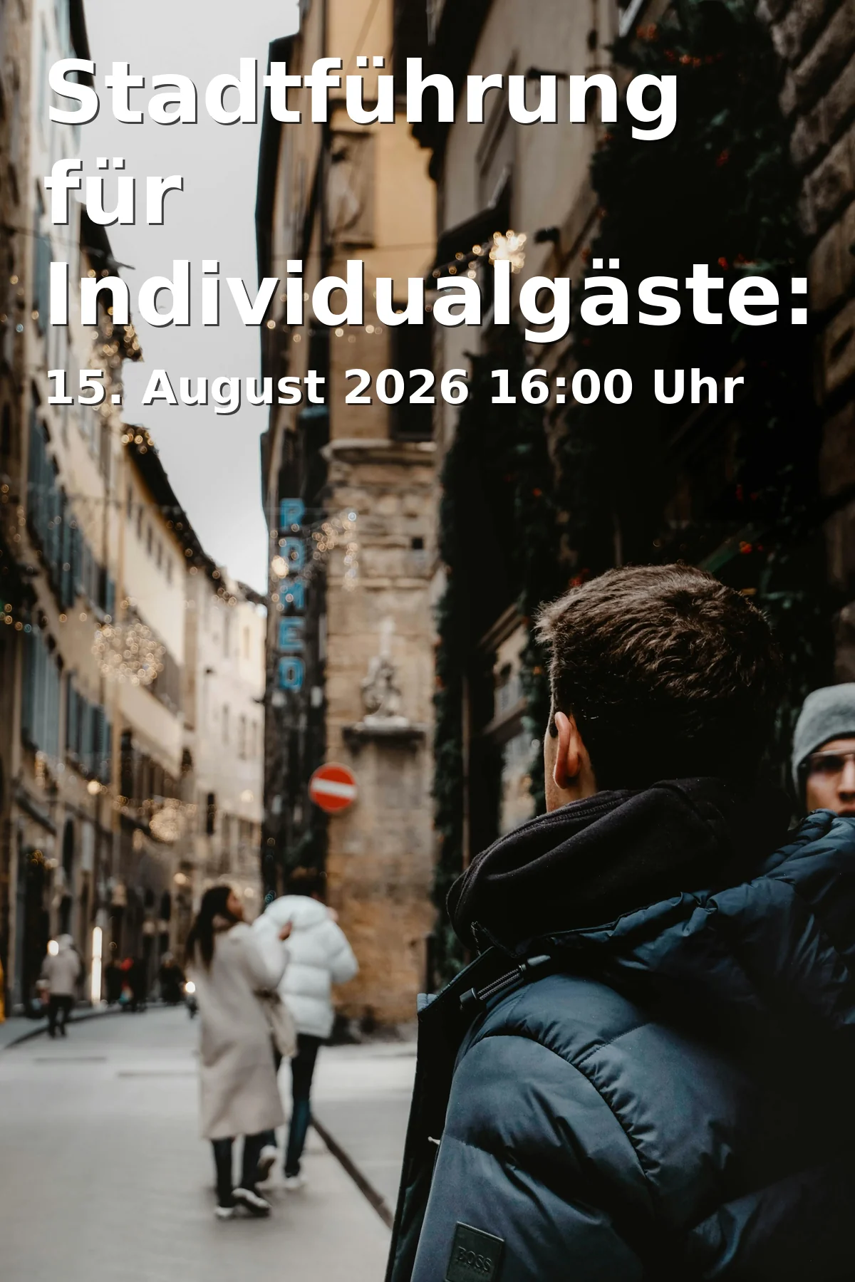 Event: Stadtführung für Individualgäste: Mittendrin und drumherum - Stadtgeschichte(n) zu 750 Jahre Dom in Tourist-Information - Altes Rathaus, Rathausplatz 4, 93047 Regensburg on 15. August 2026