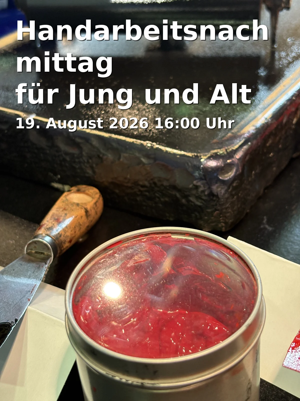 Event: Handarbeitsnachmittag für Jung und Alt in Stadtteilbücherei Süd, Dr.-Gessler-Straße 47 (KÖWE-Center), 93051 Regensburg on 19. August 2026