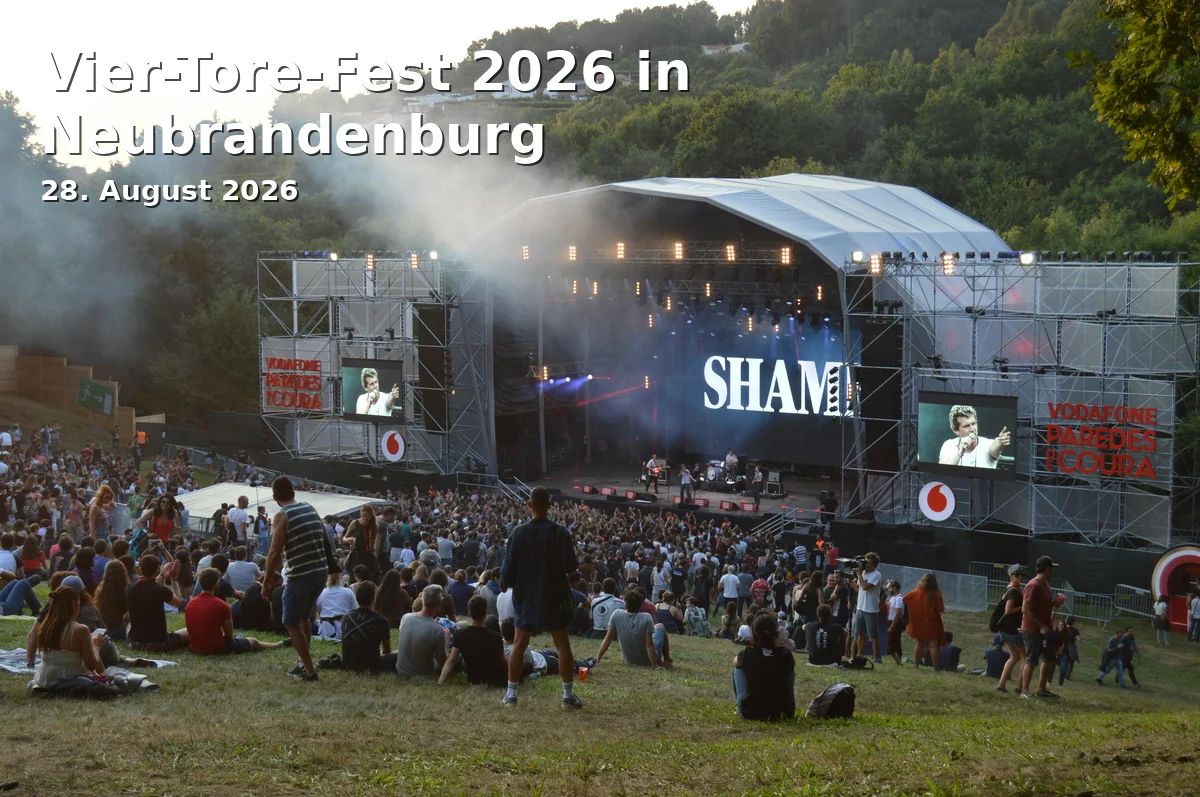Event: Vier-Tore-Fest 2026 in Neubrandenburg in Neubrandenburger Innenstadt, Marktplatz, 17033 Neubrandenburg on 28. August 2026