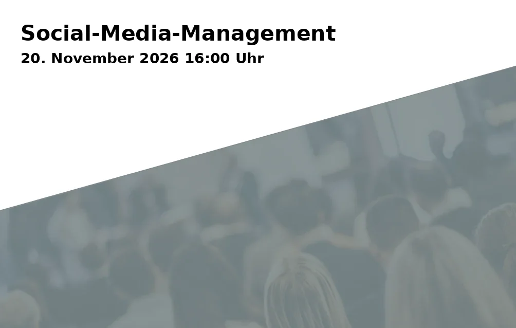 Event: Social-Media-Management