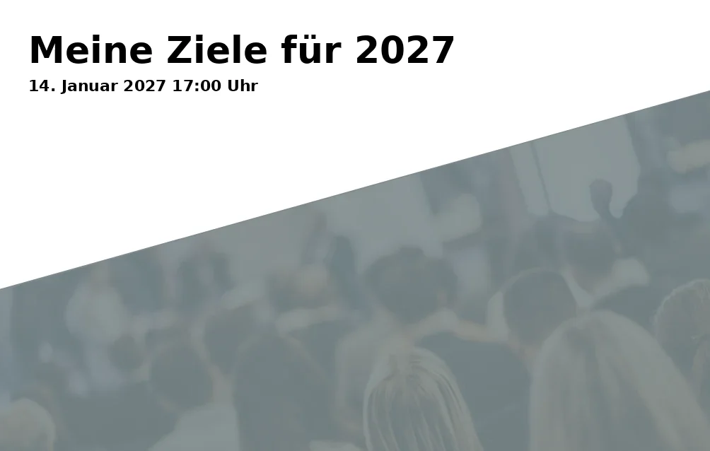 Event: Meine Ziele für 2027
