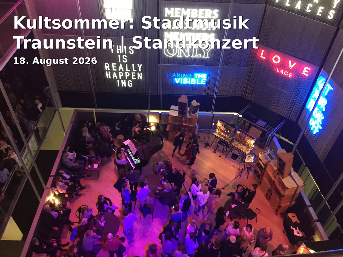 Kultsommer: Stadtmusik Traunstein | Standkonzert