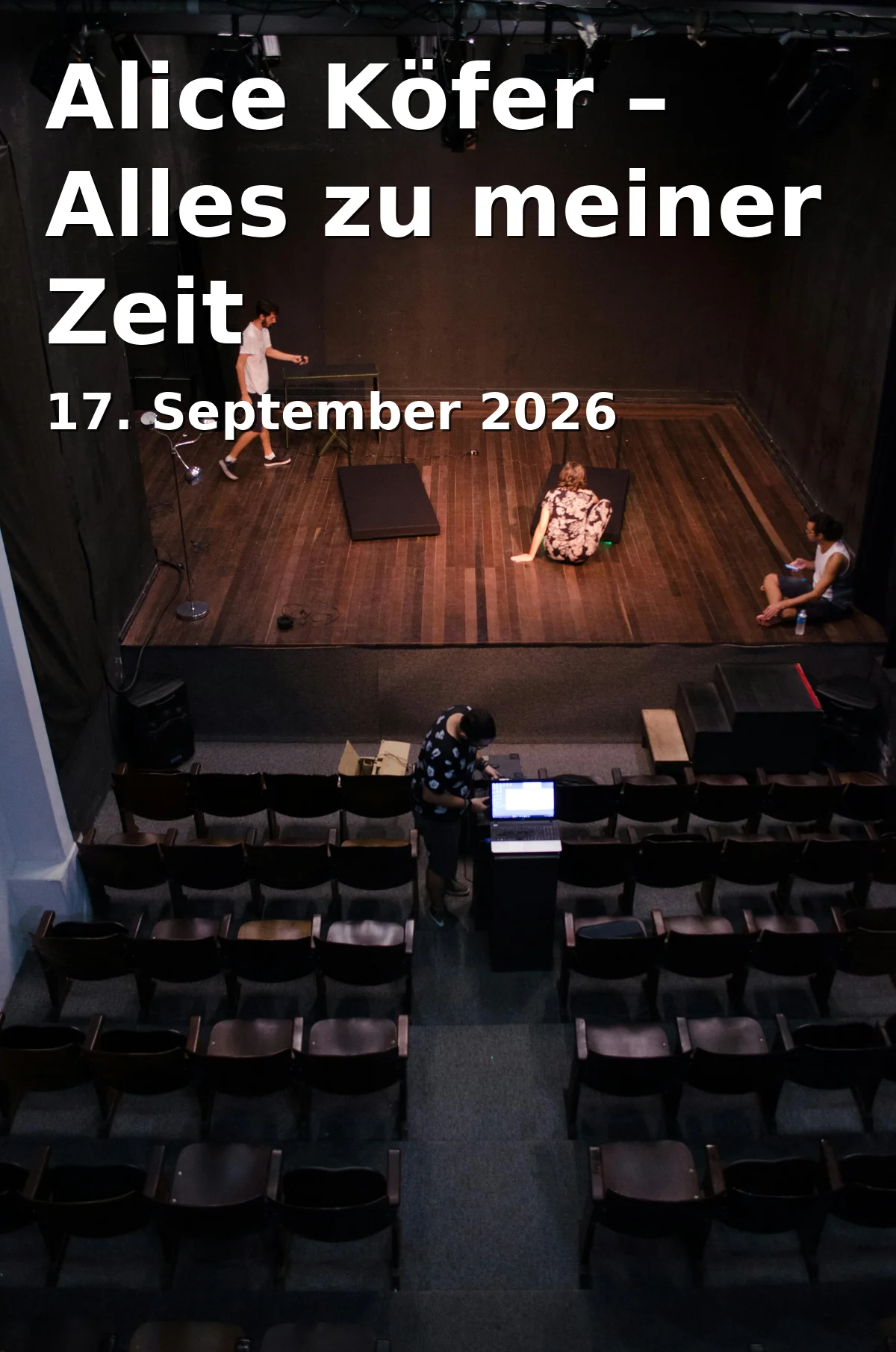 Event: Alice Köfer – Alles zu meiner Zeit in eventforum ERDING, Alois-Schießl-Platz 1, Erding on 17. September 2026