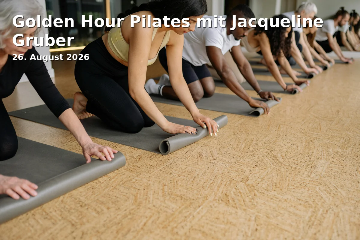 Golden Hour Pilates mit Jacqueline Gruber