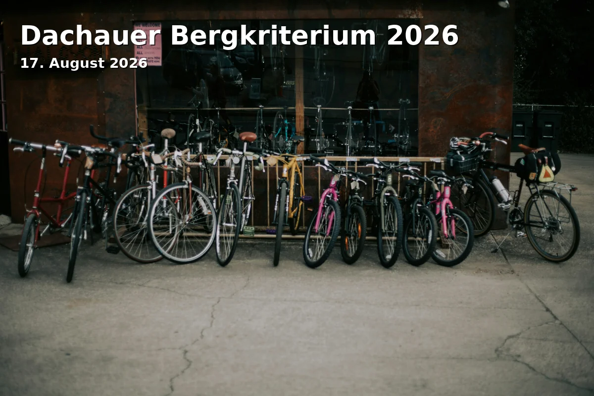 Event: Dachauer Bergkriterium 2026 in Dachauer Altstadt, Dachau on 17. August 2026