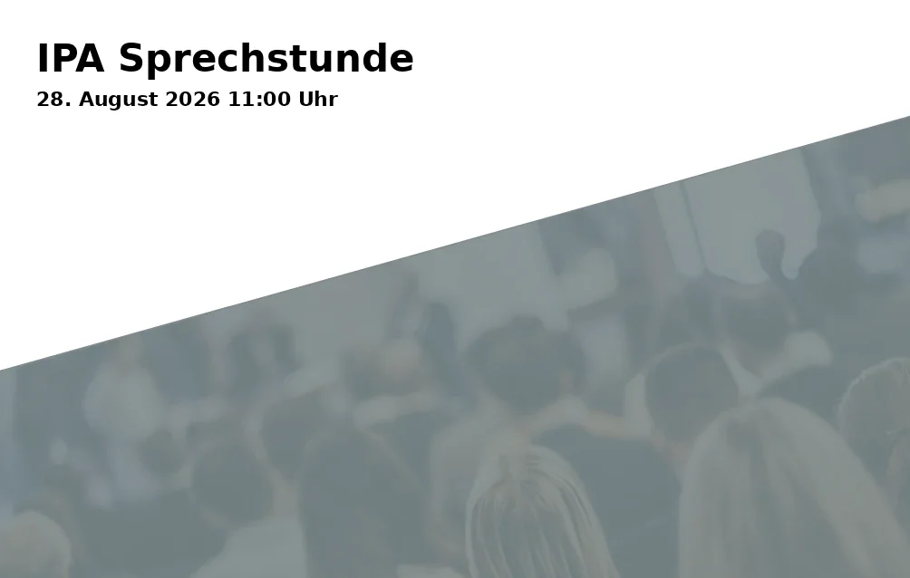 Event: IPA Sprechstunde in IPA-Gebäude, Ückendorfer Straße 138, Gelsenkirchen on 28. August 2026