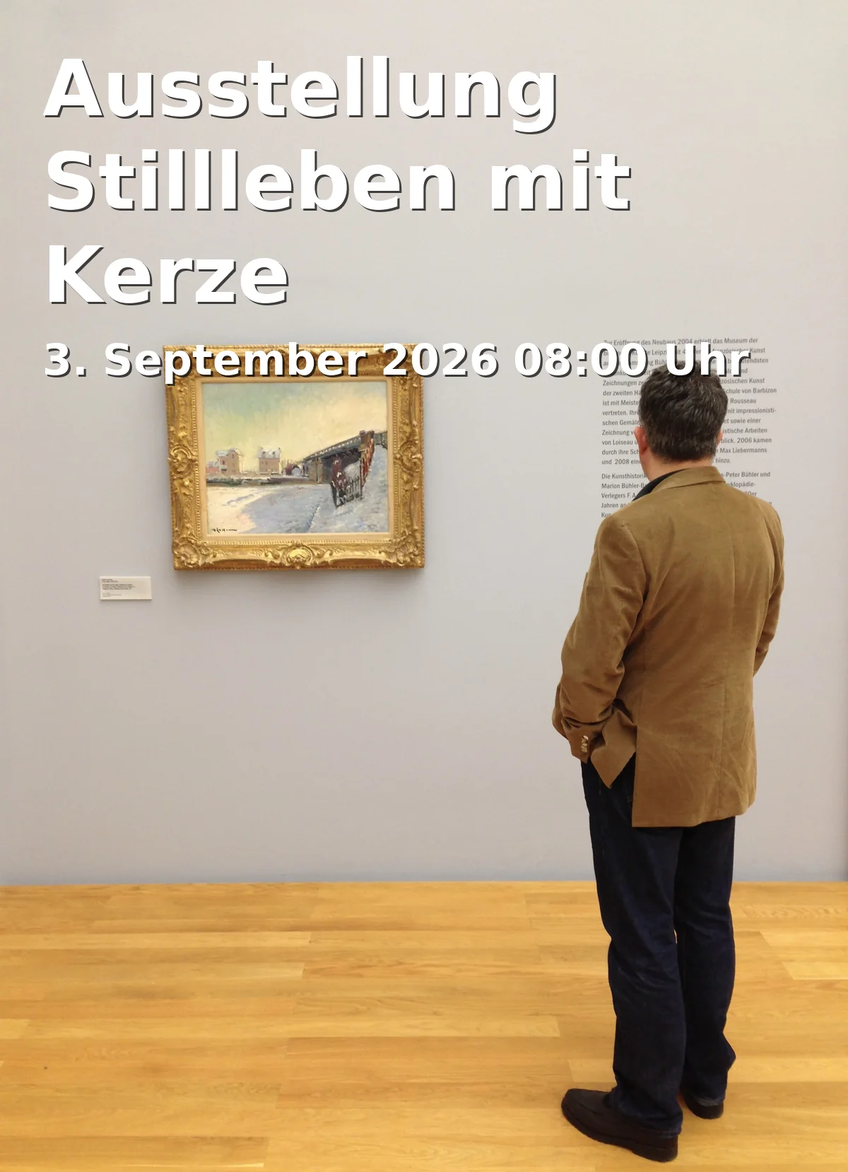 Event: Ausstellung Stillleben mit Kerze in Neues Rathaus, Ausstellungshalle, Luitpoldplatz 13, 95444 Bayreuth on 3. September 2026