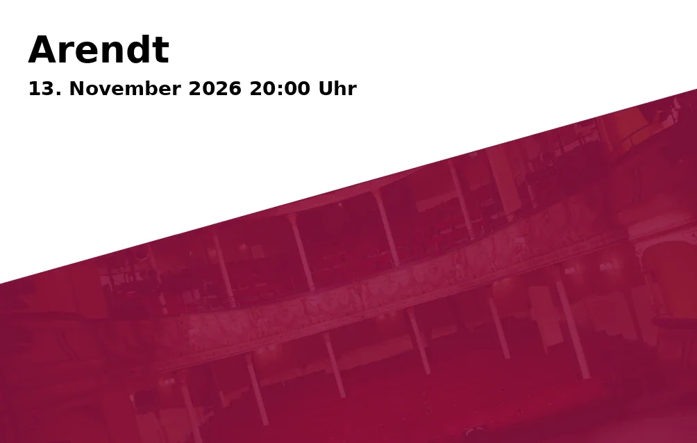 Event: Arendt in Altes Rathaus, Marktplatz 4, 73430 Aalen on 13. November 2026
