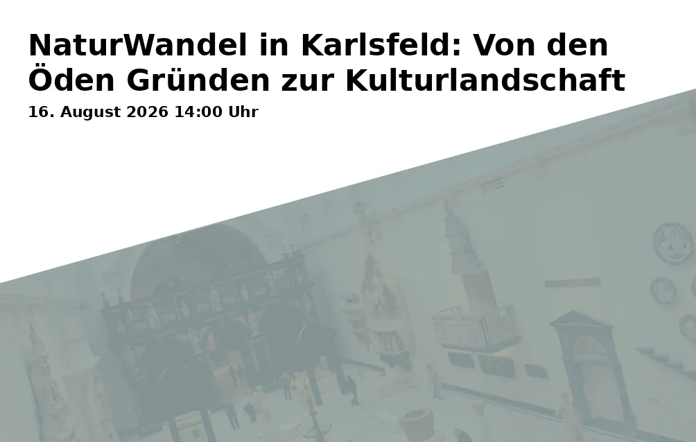 Event: NaturWandel in Karlsfeld: Von den Öden Gründen zur Kulturlandschaft in Heimatmuseum im Alten Rathaus, Gartenstraße 6, 85757 Karlsfeld on 16. August 2026
