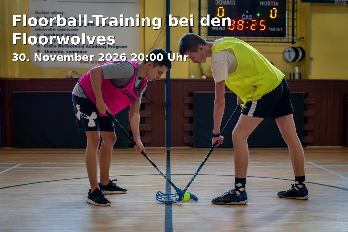 Event: Floorball-Training bei den Floorwolves