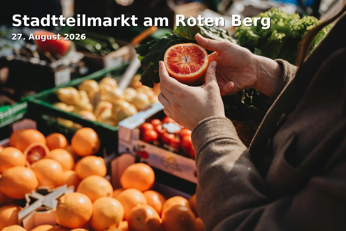 Event: Stadtteilmarkt am Roten Berg