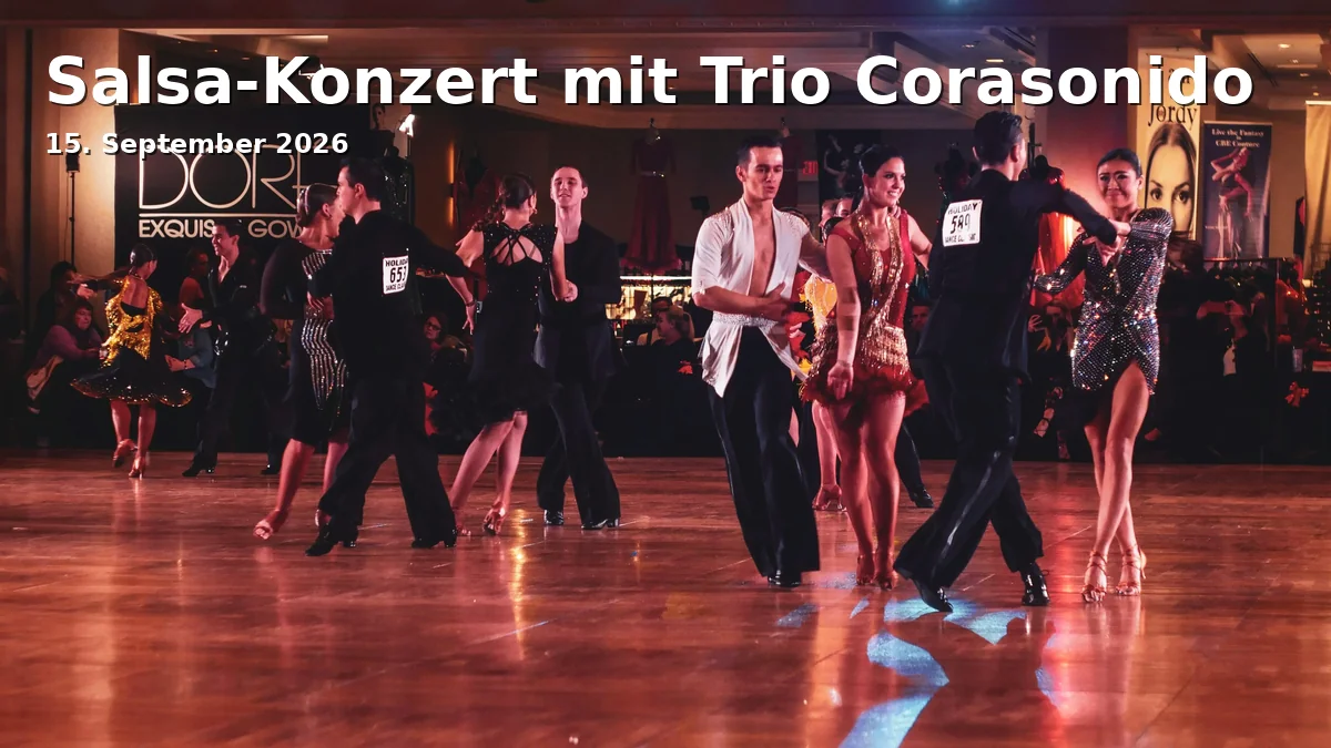 Salsa-Konzert mit Trio Corasonido
