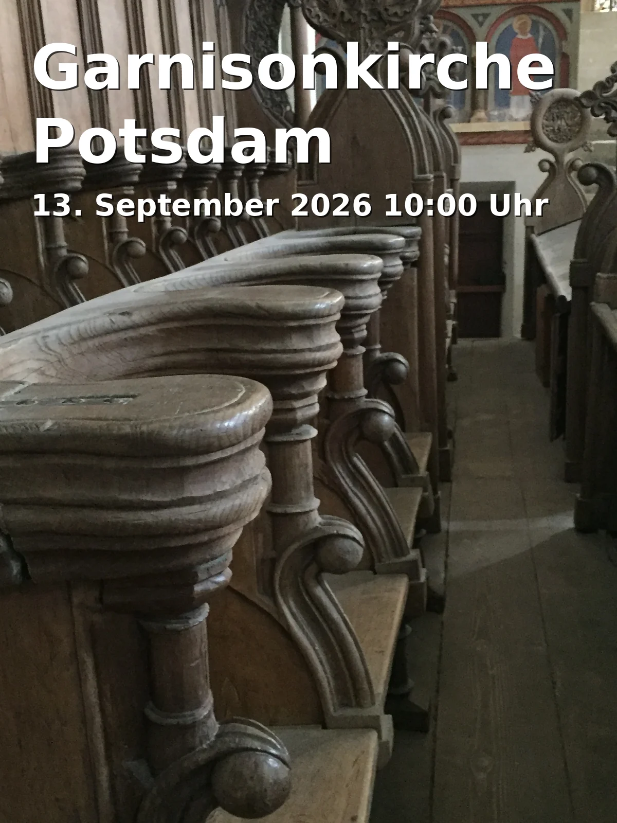 Event: Garnisonkirche Potsdam in Breite Straße 7, 14467 Potsdam on 13. September 2026