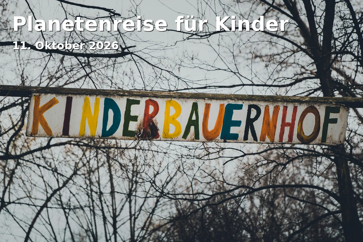 Event: Planetenreise für Kinder in Urania-Planetarium Potsdam, Gutenbergstraße 71/72, Potsdam on 11. Oktober 2026