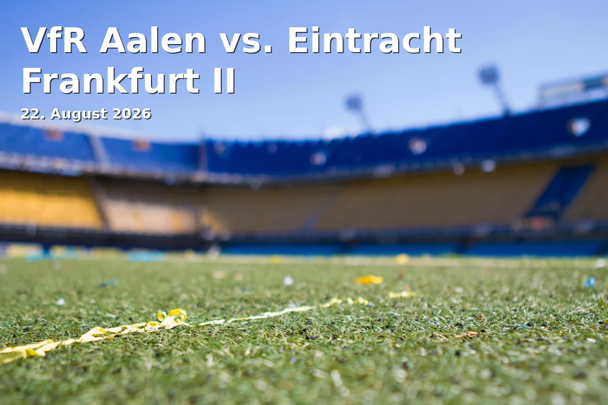 VfR Aalen vs. Eintracht Frankfurt II