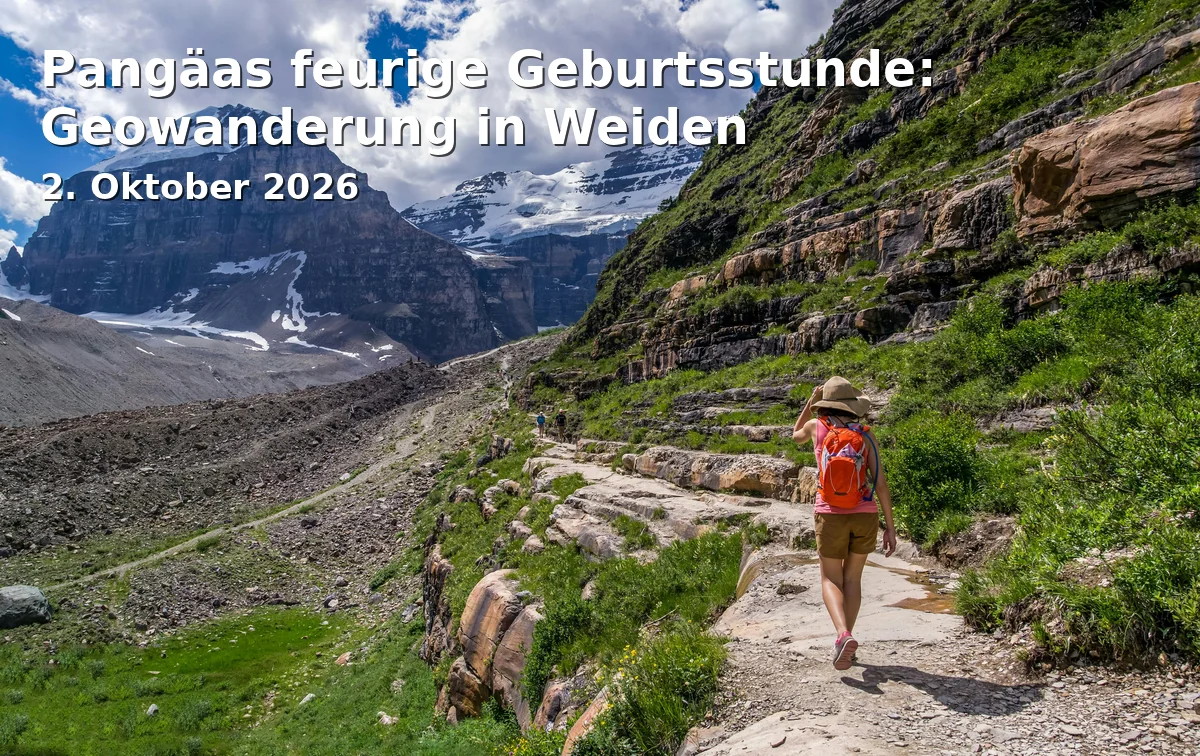 Pangäas feurige Geburtsstunde: Geowanderung in Weiden