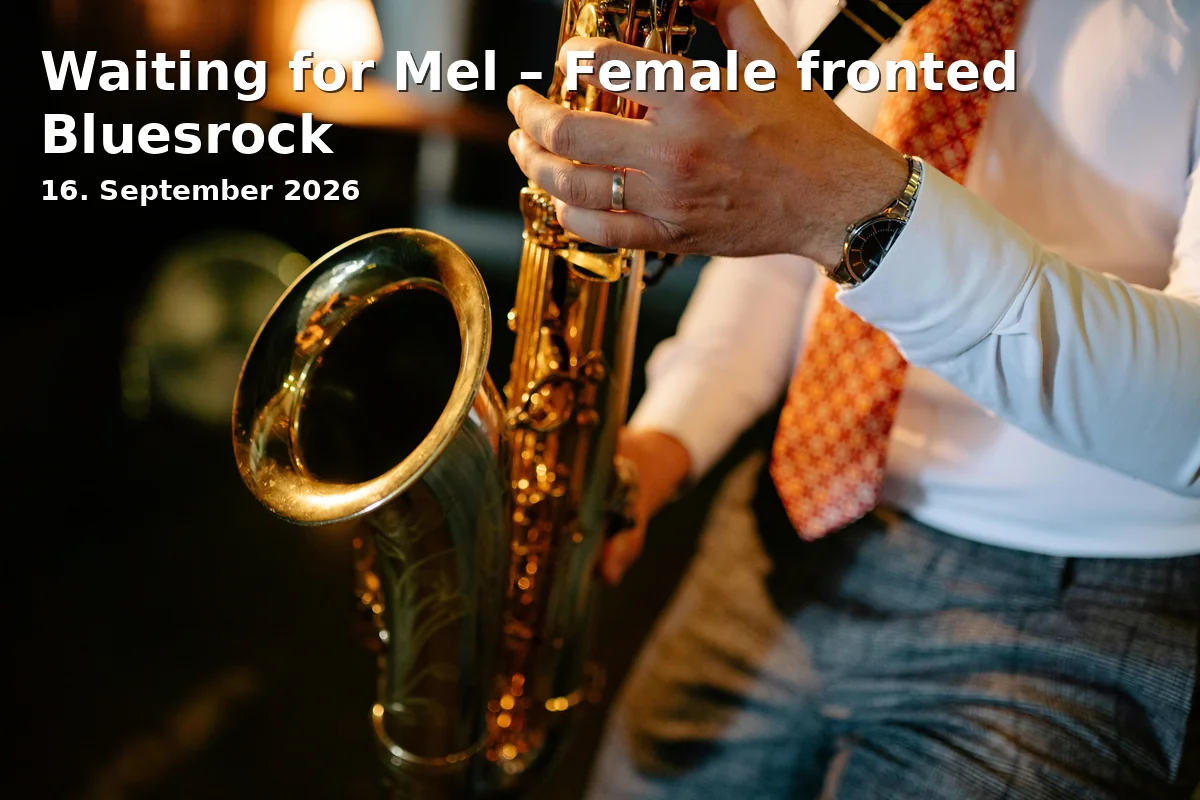 Event: Waiting for Mel – Female fronted Bluesrock