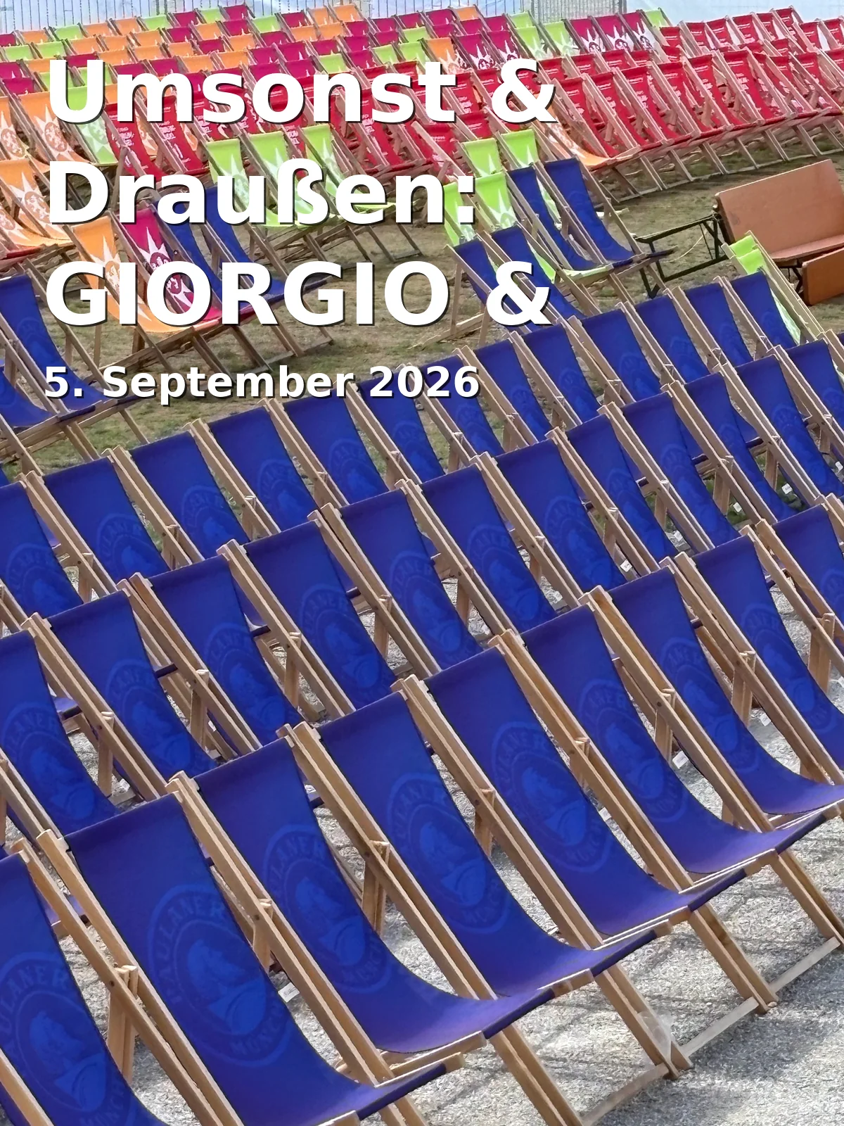 Event: Umsonst & Draußen: GIORGIO & Band in Schützengarten am Tiefenbach, Dießen am Ammersee on 5. September 2026