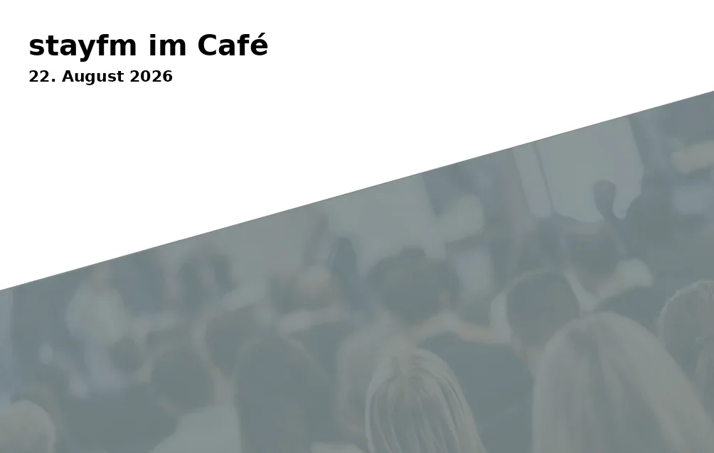 stayfm im Café