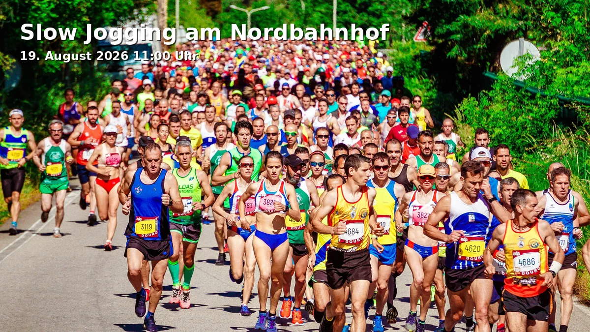 Event: Slow Jogging am Nordbahnhof