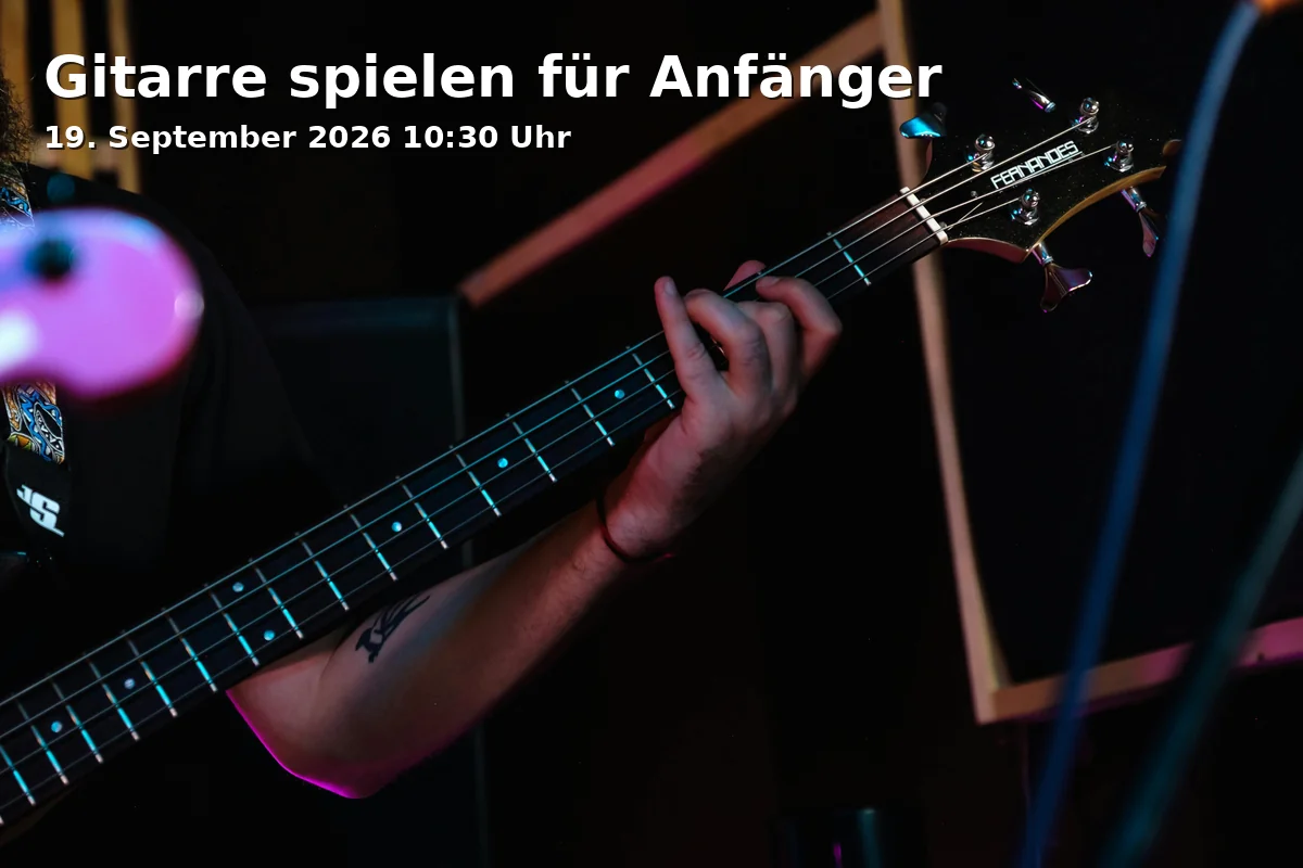 Event: Gitarre spielen für Anfänger in Stadtbücherei Augsburg, Ernst-Reuter-Platz 1, 86150 Augsburg on 19. September 2026