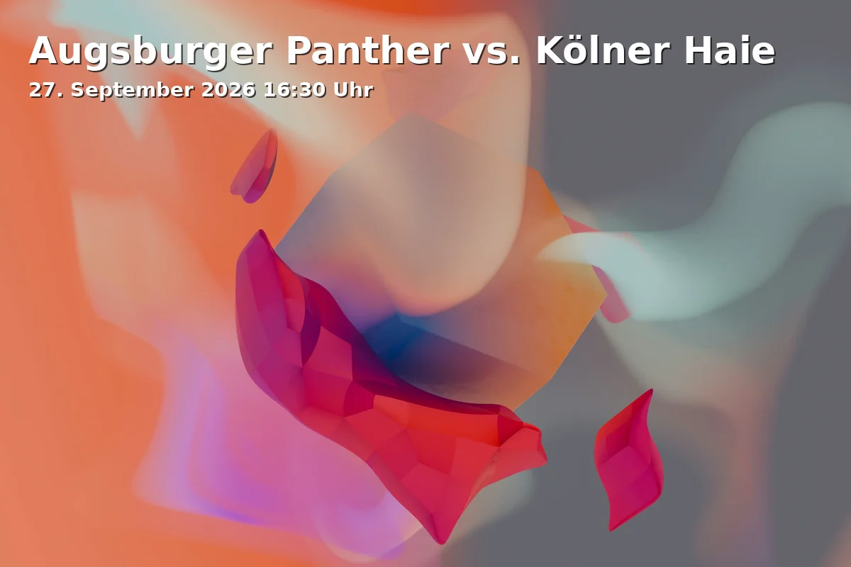 Event: Augsburger Panther vs. Kölner Haie in Curt-Frenzel-Stadion, Senkelbachstraße 2 on 27. September 2026
