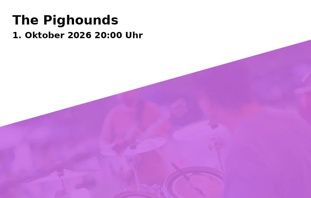 Event: The Pighounds in Bombig Bar & Garage, Gubener Straße 11, 86156 Augsburg on 1. Oktober 2026
