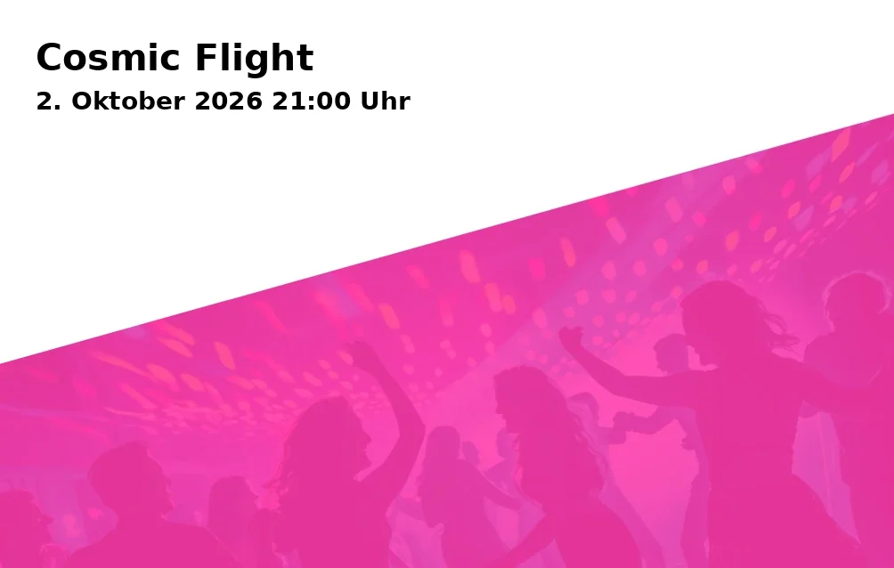 Event: Cosmic Flight in Spectrum Club, Ulmer Str. 234a, 86156 Augsburg on 2. Oktober 2026