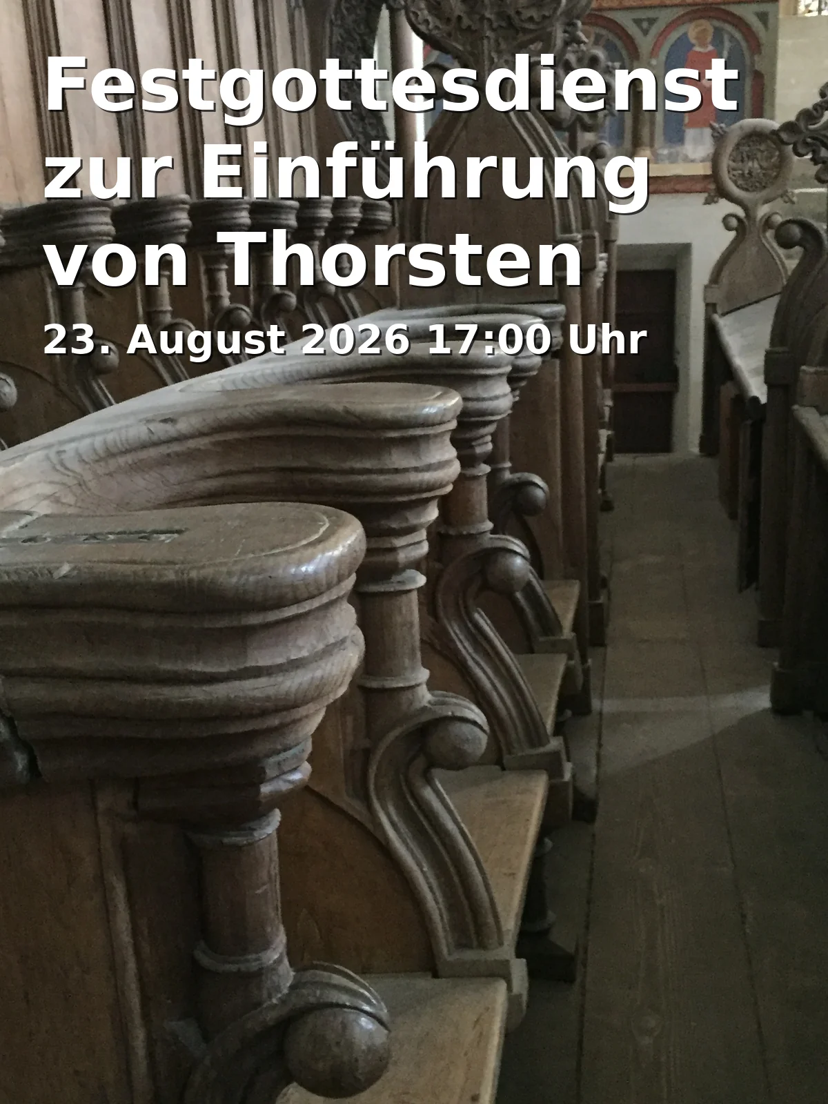 Event: Festgottesdienst zur Einführung von Thorsten Göbel