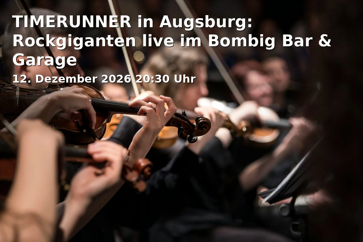 Event: TIMERUNNER in Augsburg: Rockgiganten live im Bombig Bar & Garage