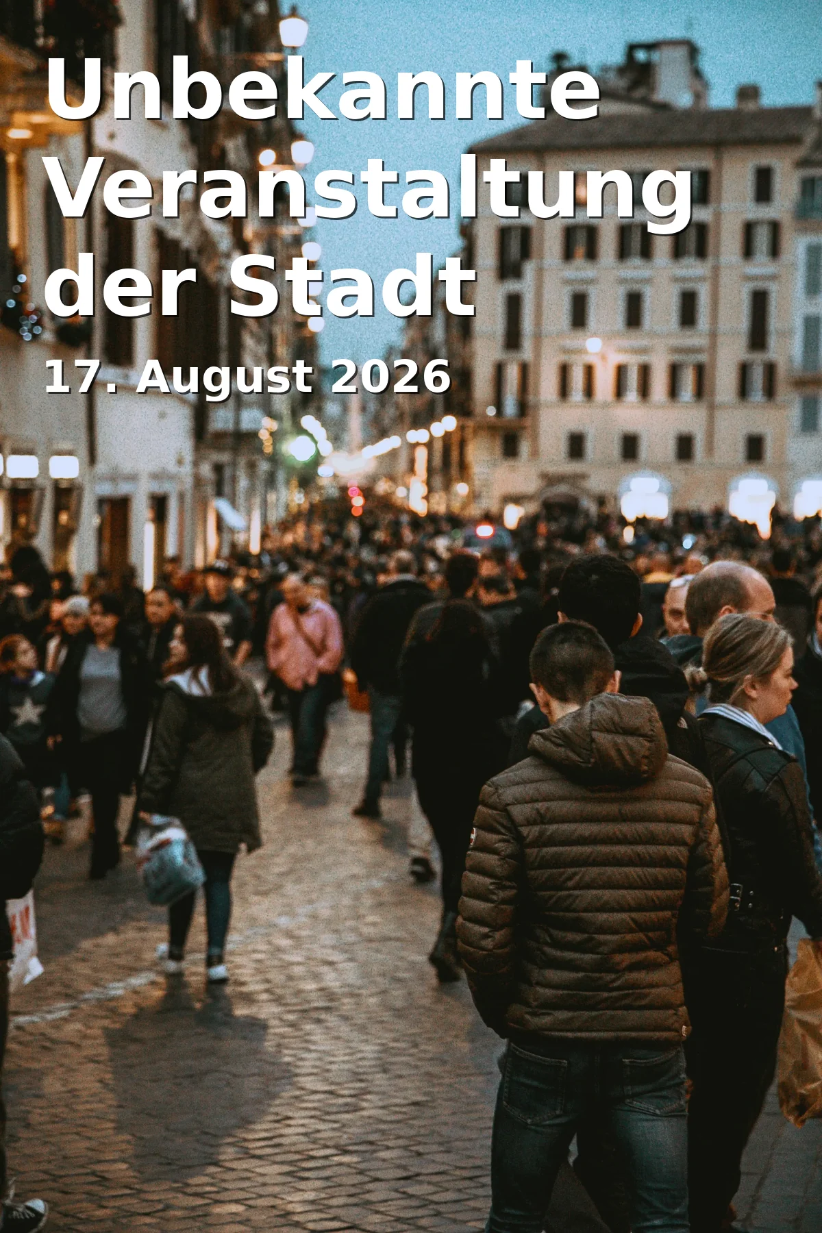 Event: Unbekannte Veranstaltung der Stadt Regensburg