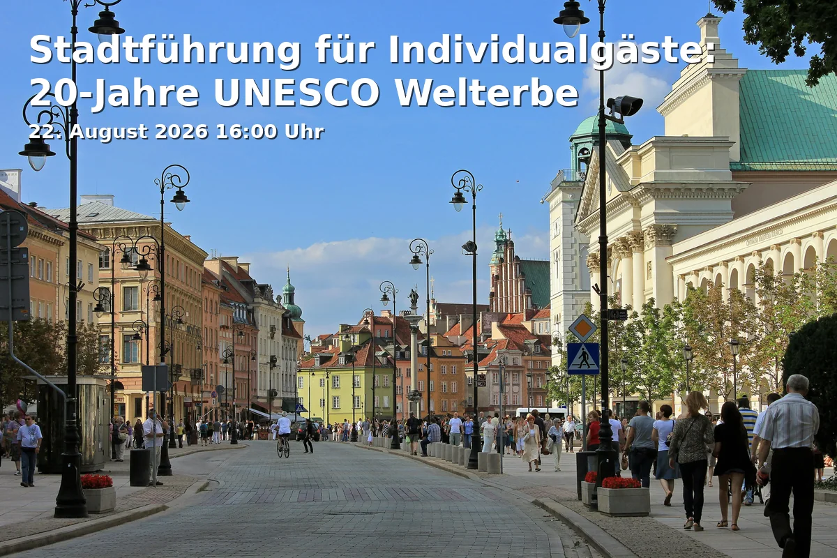 Event: Stadtführung für Individualgäste: 20-Jahre UNESCO Welterbe in Tourist-Information - Altes Rathaus, Rathausplatz 1, 93047 Regensburg on 22. August 2026