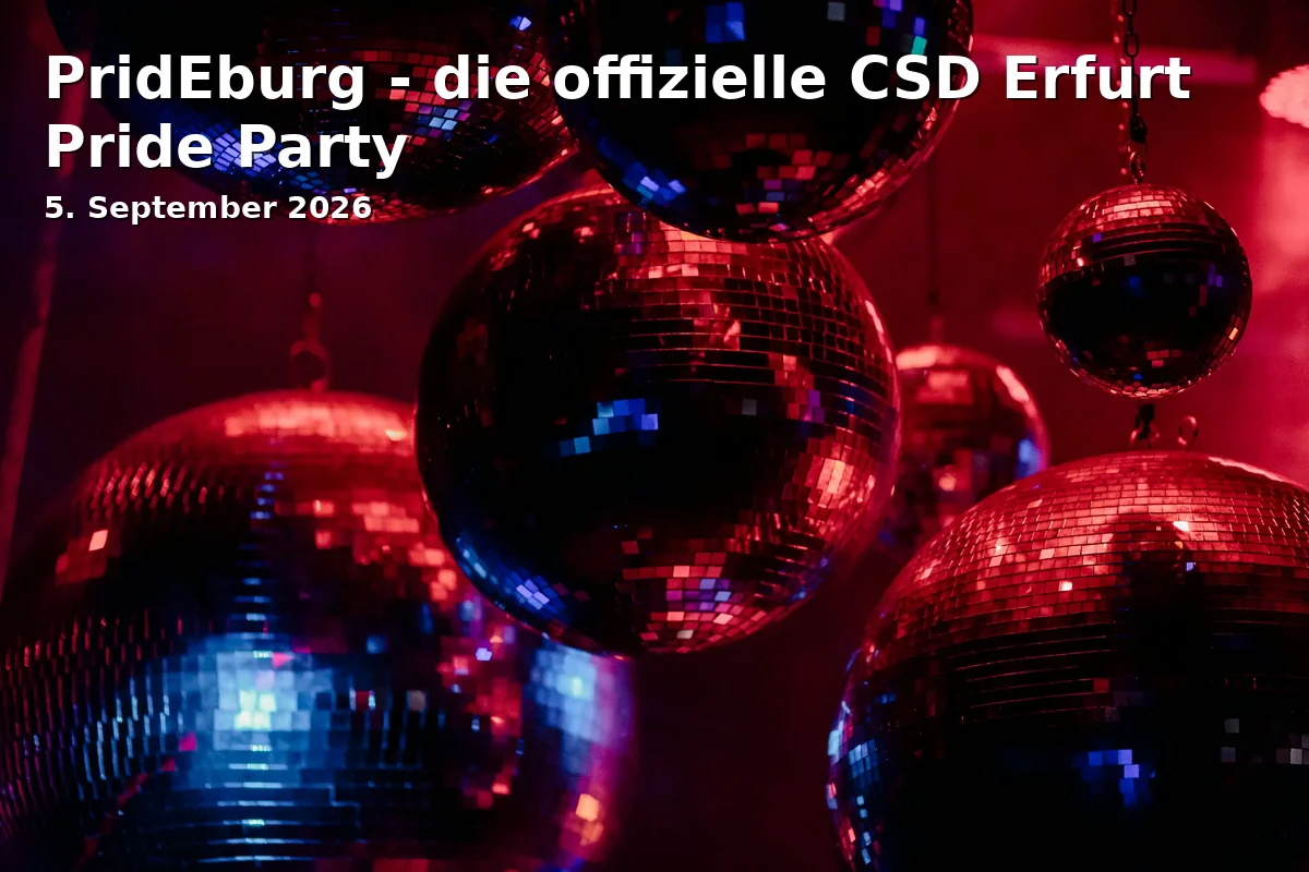 Event: PridEburg - die offizielle CSD Erfurt Pride Party