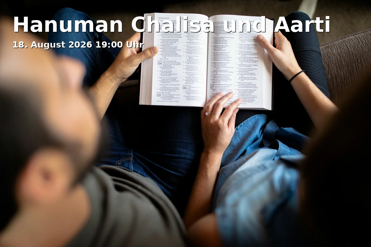 Event: Hanuman Chalisa und Aarti in Sri Neem Karoli Baba Mandir, Nelsonallee 22, 89231 Neu-Ulm on 18. August 2026