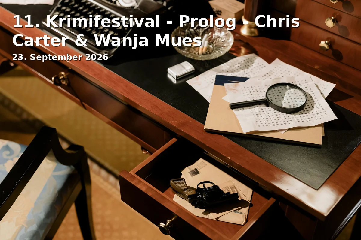 Event: 11. Krimifestival - Prolog - Chris Carter & Wanja Mues