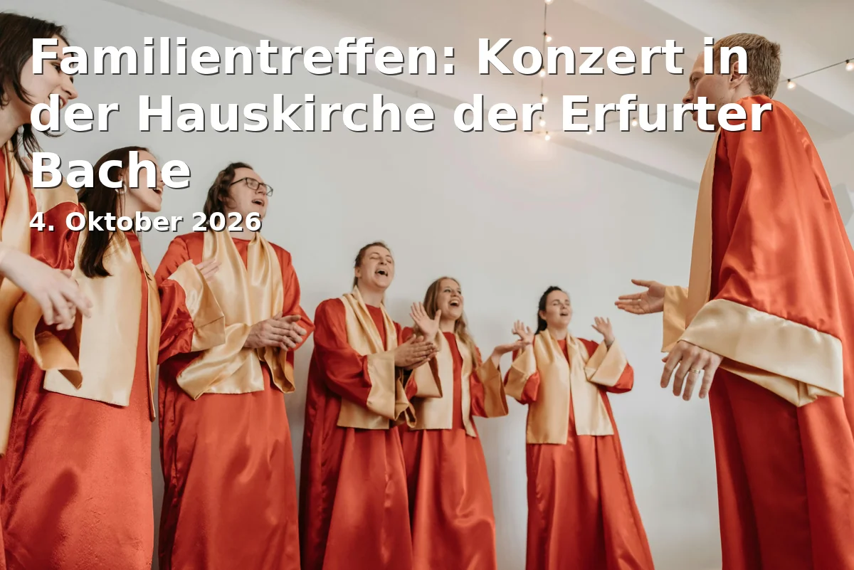 Event: Familientreffen: Konzert in der Hauskirche der Erfurter Bache