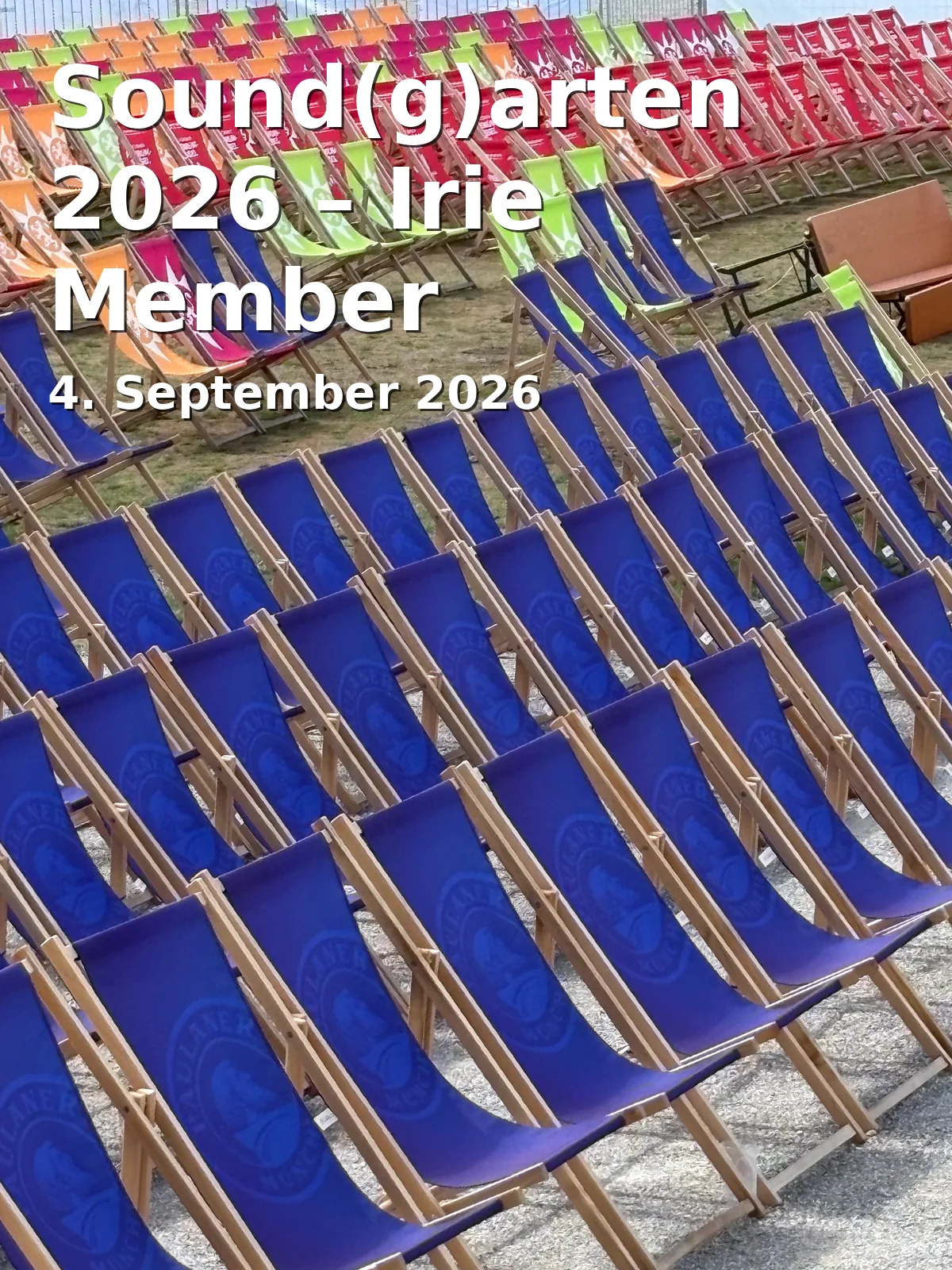 Event: Sound(g)arten 2026 – Irie Member Live-Konzert in fabrik Potsdam, Schiffbauergasse 10, 14467 Potsdam on 4. September 2026