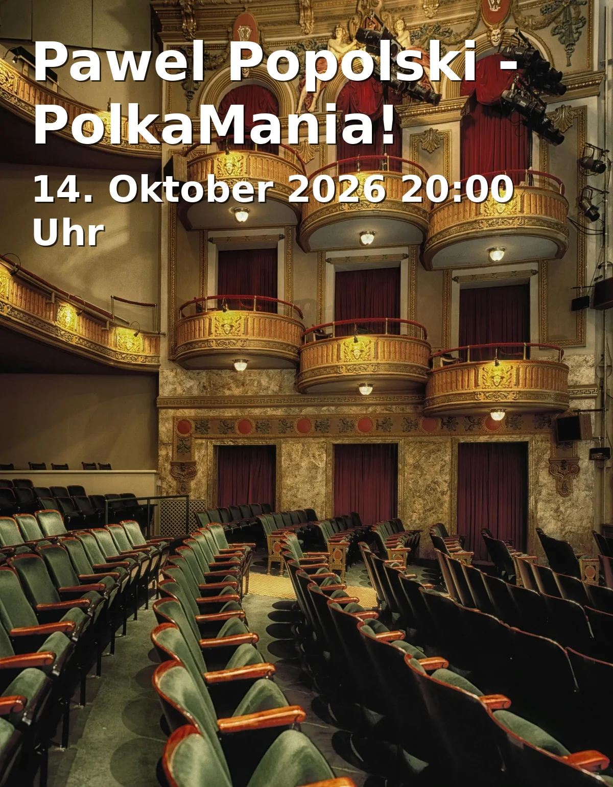 Event: Pawel Popolski - PolkaMania! in Spectrum Club, Ulmer Str. 234a, 86156 Augsburg on 14. Oktober 2026