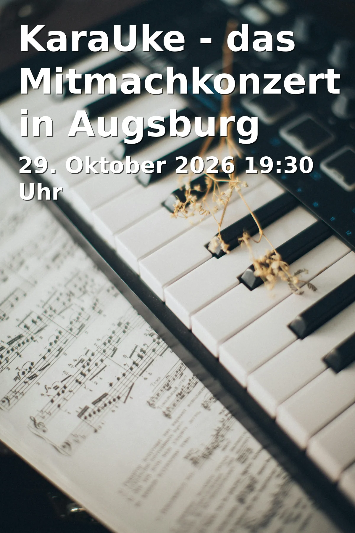 Event: KaraUke - das Mitmachkonzert in Augsburg in Spectrum, Ulmer Straße 234 a, 86156 Augsburg on 29. Oktober 2026