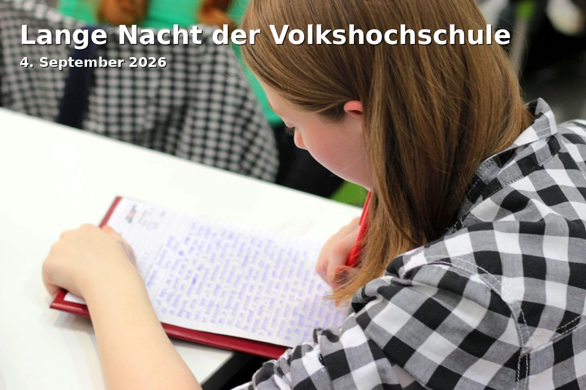 Event: Lange Nacht der Volkshochschule in Volkshochschule Ehm Welk, Puschkinstraße 13, Schwerin on 4. September 2026