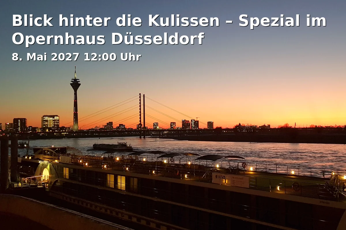Blick hinter die Kulissen – Spezial im Opernhaus Düsseldorf