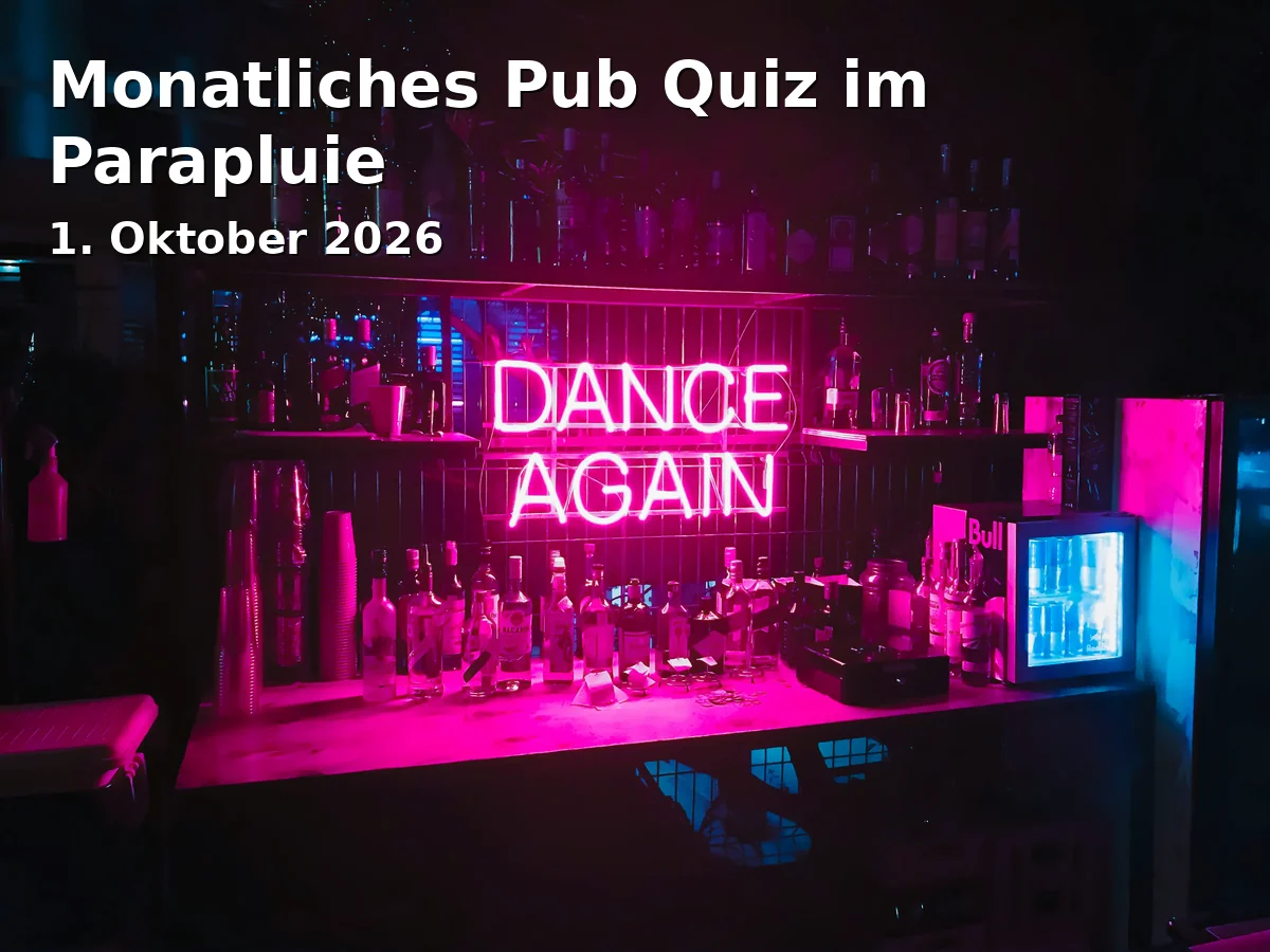 Event: Monatliches Pub Quiz im Parapluie