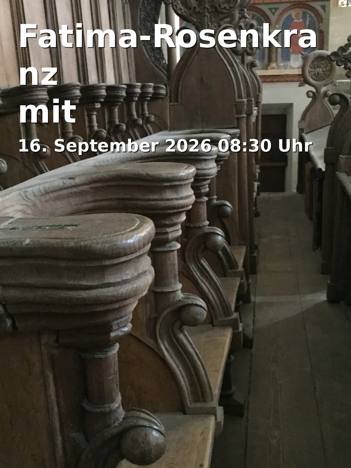 Event: Fatima-Rosenkranz mit Lichterprozession
