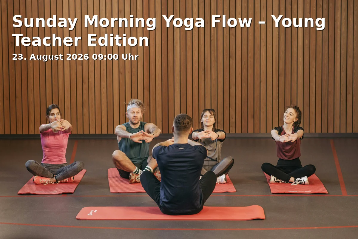 Event: Sunday Morning Yoga Flow – Young Teacher Edition in Niedernstraße 13, 33602 Bielefeld on 23. August 2026