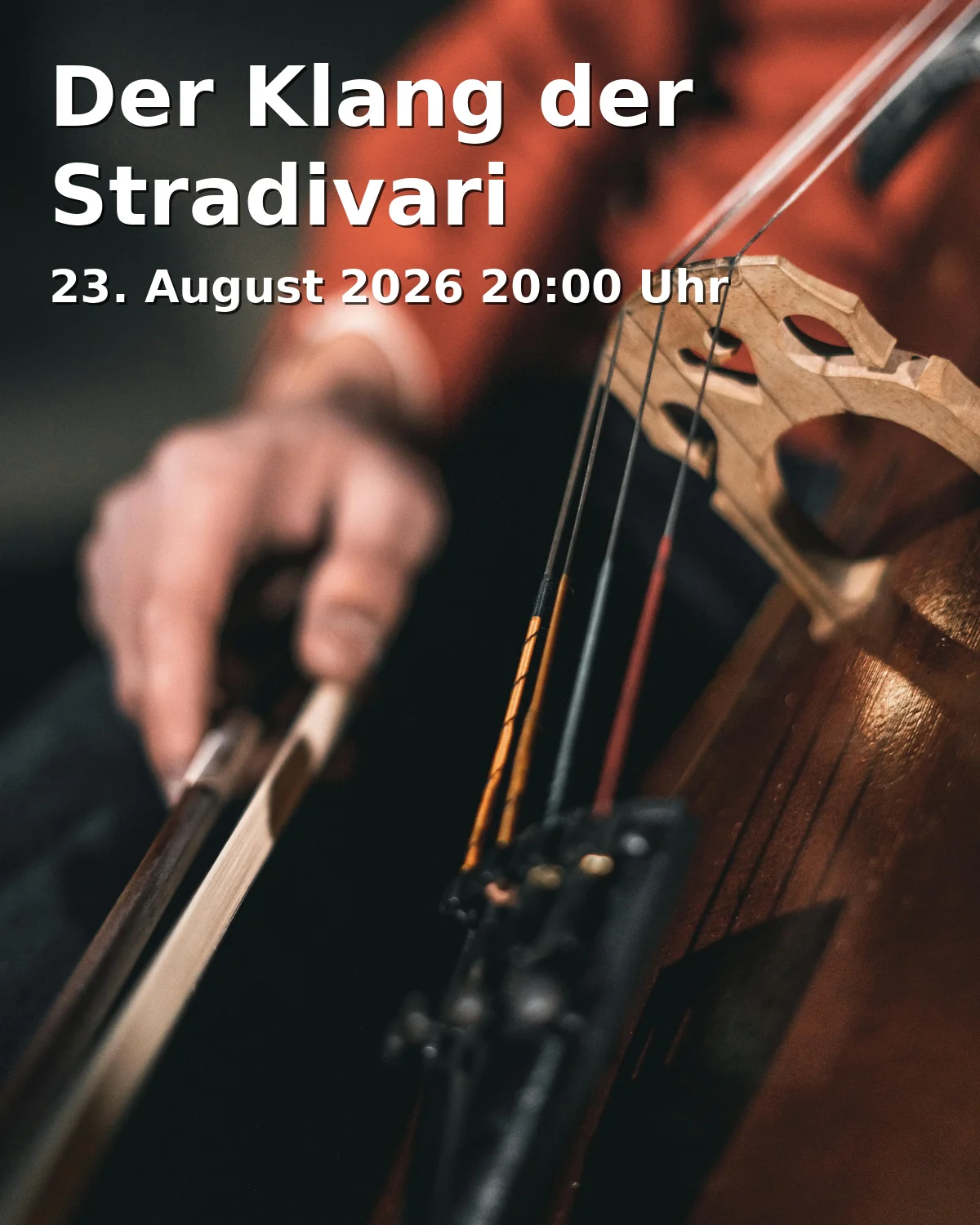 Event: Der Klang der Stradivari in filmforum, Dellplatz 16, 47051 Duisburg on 23. August 2026