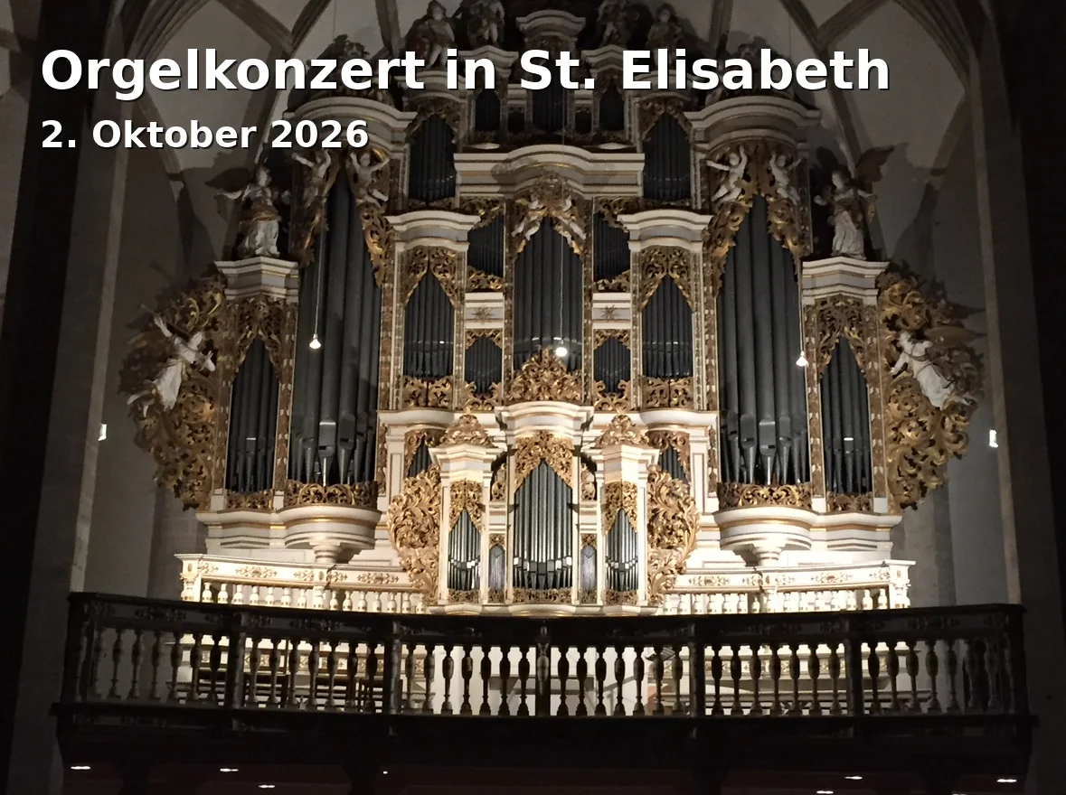 Event: Orgelkonzert in St. Elisabeth in St. Elisabeth, Obere Sandstraße, 96049 Bamberg on 2. Oktober 2026