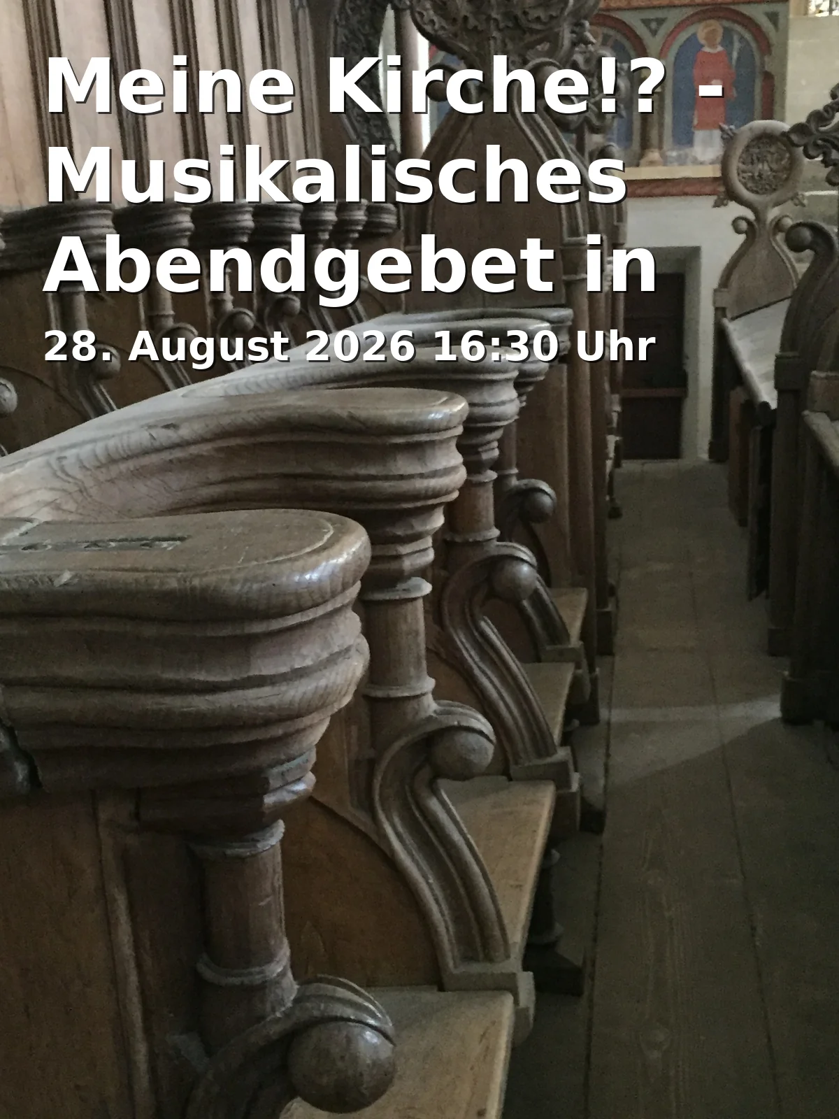 Event: Meine Kirche!? - Musikalisches Abendgebet in Heepen in Peter-und-Pauls-Kirche Heepen (ev.), Heeper Straße 439, 33719 Bielefeld on 28. August 2026