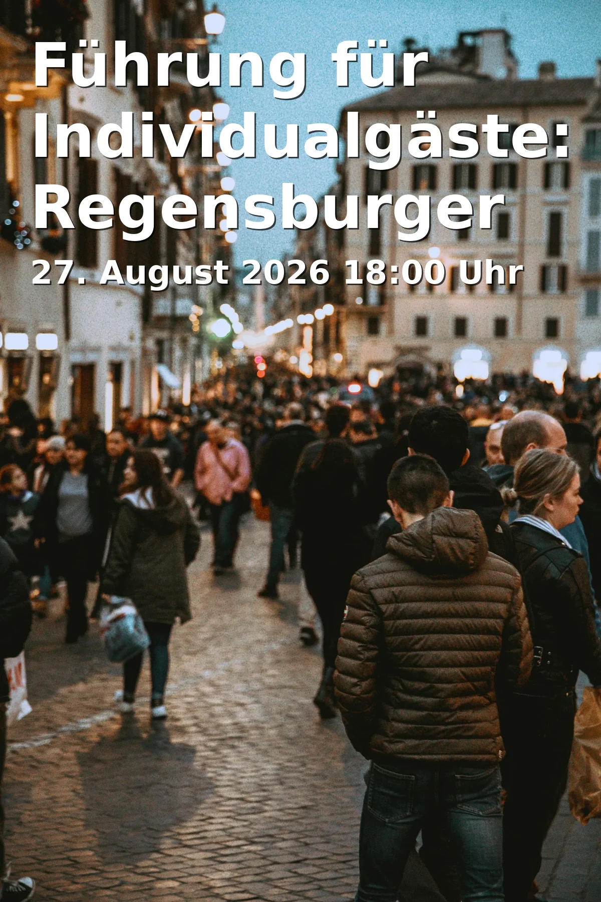 Event: Führung für Individualgäste: Regensburger Wirtshausgeschichte(n) in Tourist-Information - Altes Rathaus, Rathausplatz, 93047 Regensburg on 27. August 2026