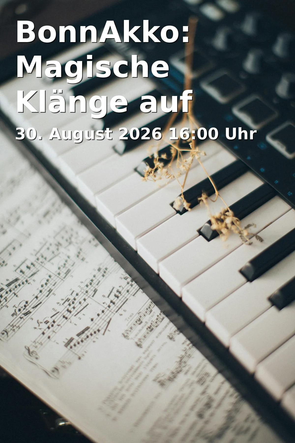 Event: BonnAkko: Magische Klänge auf Tasten und Knöpfen in Kulturzentrum Hardtberg, Rochusstraße 276, 53123 Bonn on 30. August 2026